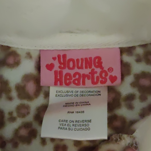 2T Young Hearts Kitty Cheetah Print Jacket - Picture 2 of 3